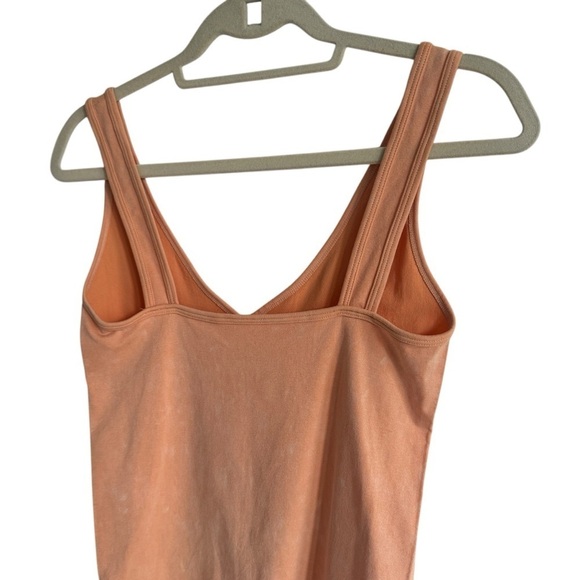 Intimately Free People Seamless Bodysuit, Washed Orange, Size M/L - Picture 7 of 8